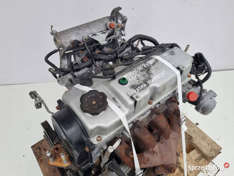 SILNIK KOMPLET Mitsubishi Carisma 13 16V 4G13 Rudka sprzedam