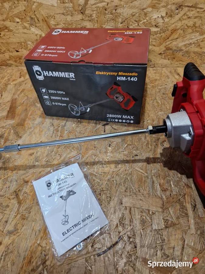 MIESZADŁO ELEKTRYCZNE DO ZAPRAW KLEJU BETONU MOC Głogowa