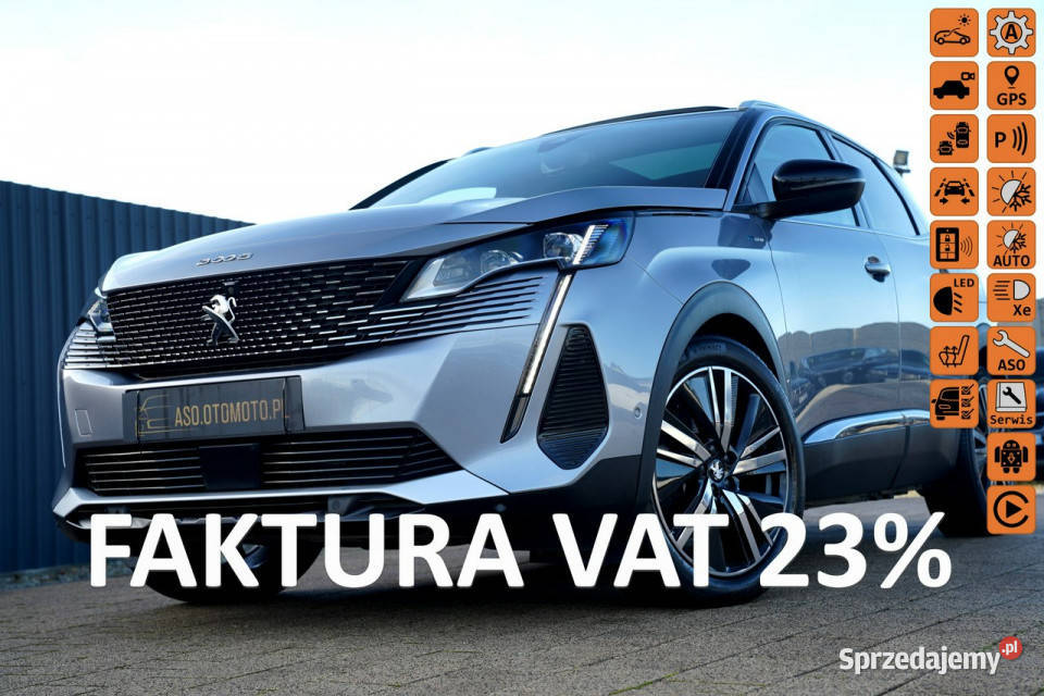 Peugeot 3008 GT kamery skóra MASAZE acc FUL LED opolskie