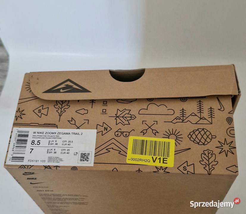 Nowe Sneakersy Nike Zegama Trail 2 Białe r40 Brzesko
