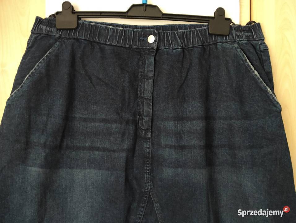 Spódnica jeansowa długa granat Ruciane-Nida