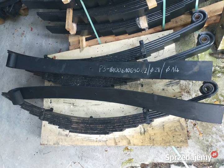 Pióro resoru 100 610 690 Fi28 grubość 12mm Brzozówka