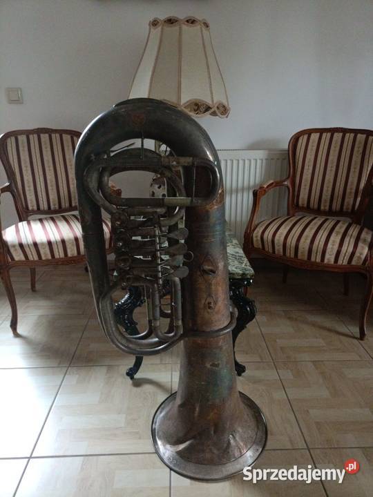 Zabytkowy Instrument TUBA Gebr Alexander Mainz Drawski Młyn sprzedam