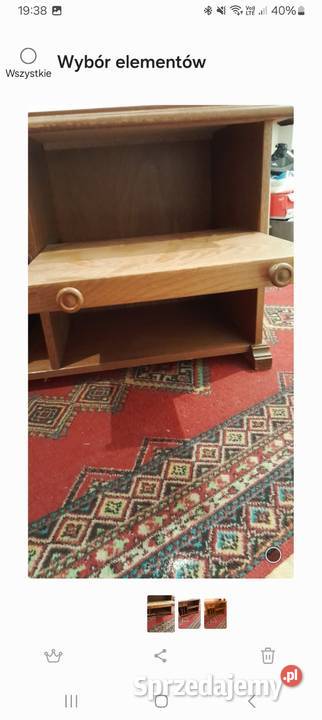 Szafka biurko solidna Dębowiec