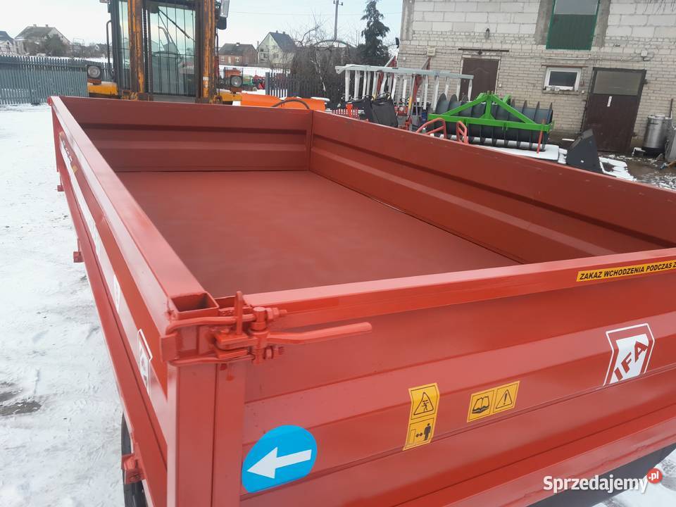 Przyczepa wywrotka 1 osiowa Rolnictwo Ostrołęka