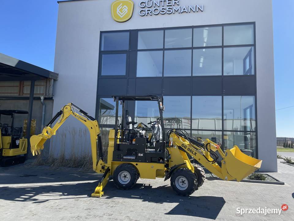Nowa Koparkoładowarka model GG06LX marki Gunter Poniatowa
