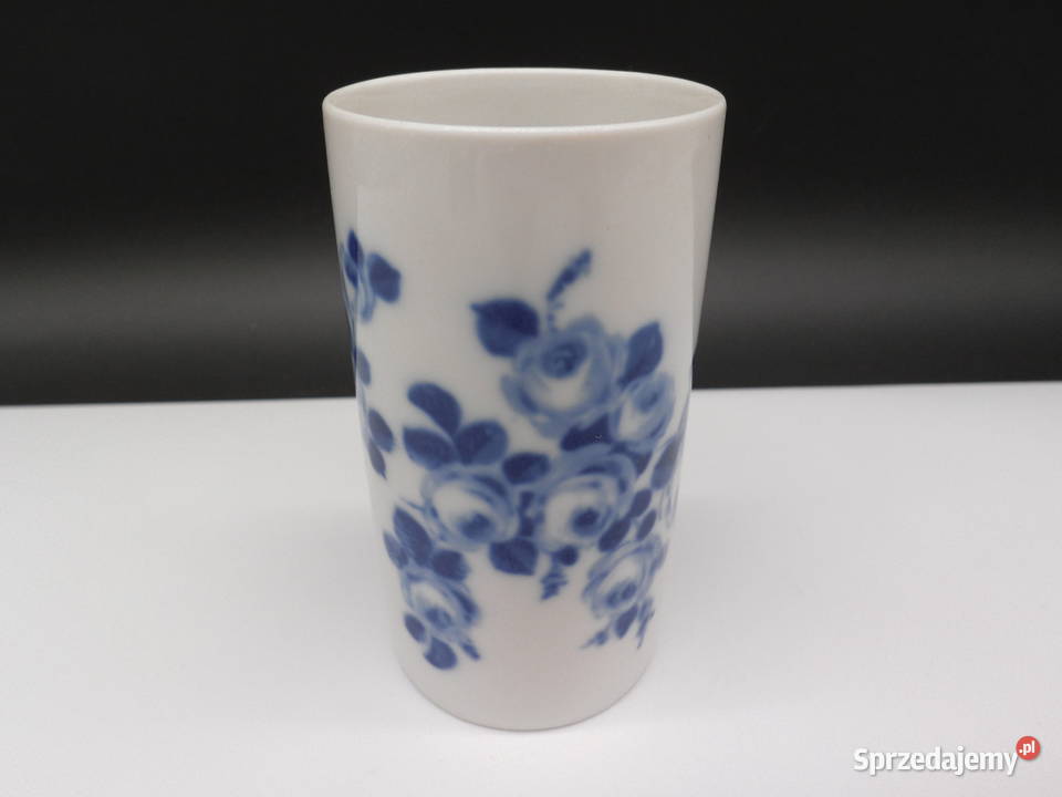 Porcelanowy Wazon Wallendorf Echt Kobalt Raszków