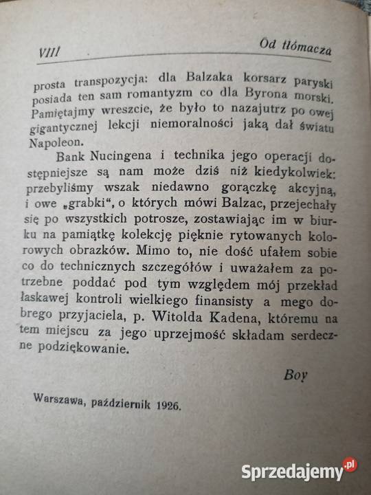 Kobieta porzucona książki przedwojenne Warszawa sprzedam