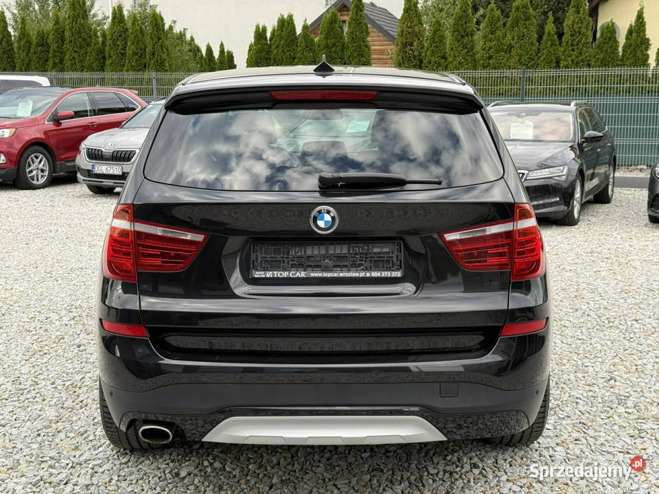 BMW X3 20D 150 2015r skóry Navi hak zadbana F25 serwisowany w ASO Wrocław sprzedam
