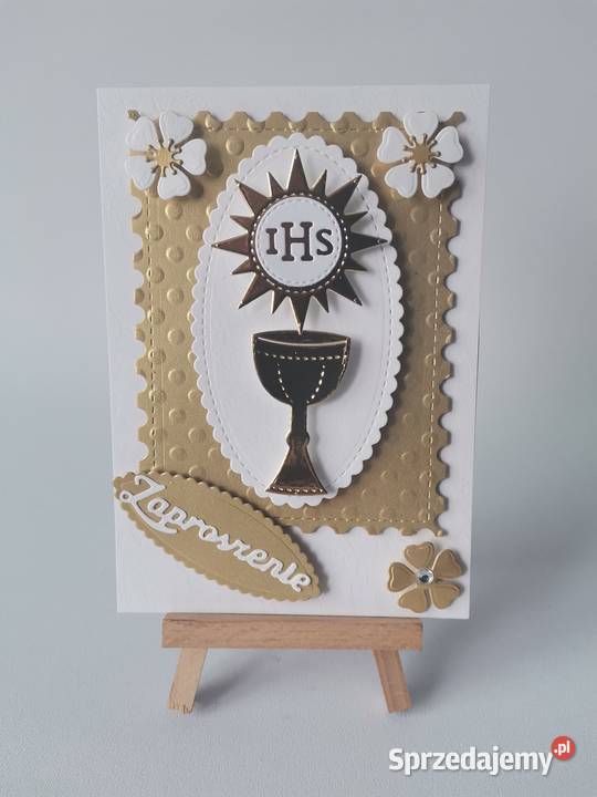 ZAPROSZENIA KOMUNIA UNIWERSALNE IHS SŁONECZKO Poznań sprzedam