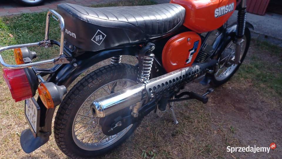 Simson S51 Enduro 1986 12V zarejestrowany akryl Simson Motoryzacja Piotrków Trybunalski