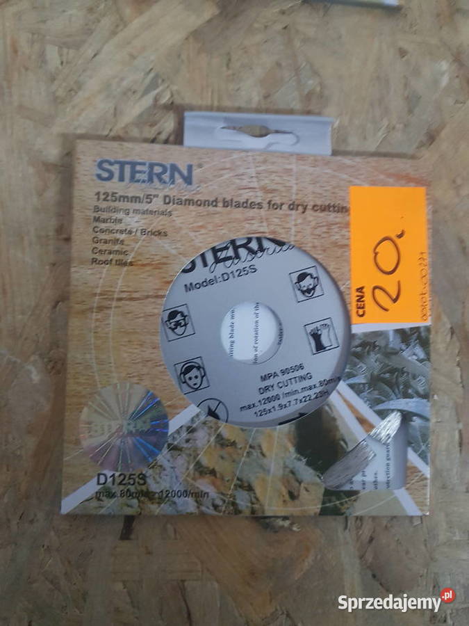 TARCZA 125 MM DIAMENTOWA DO CIĘCIA BETONU Elektryczne Głogowa