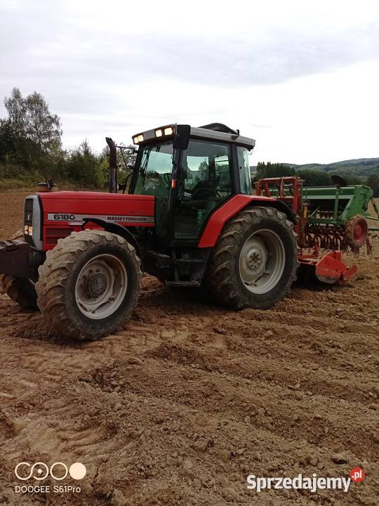 Massey Ferguson 6180 w oryginale Półbiegi pod obciążeniem Pilzno