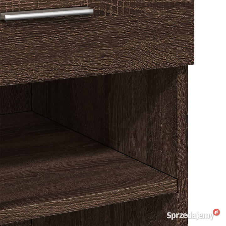 Wysoka szafka brązowy dąb 80x425x124 WM3281391 Warszawa