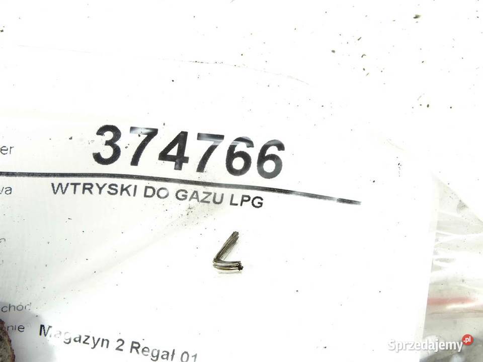 WTRYSKI DO GAZU LPG MTM WTRYSK GAZU GAZOWY sprzedam