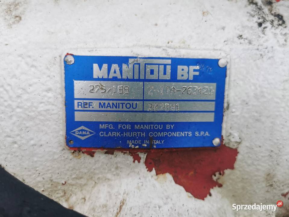 Manitou MT 1232 ST Most napędowy ZITA760639 Wilkowo