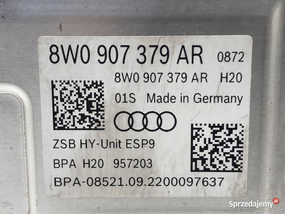 POMPA ABS AUDI A4 B9 8W0907379AR 20 150