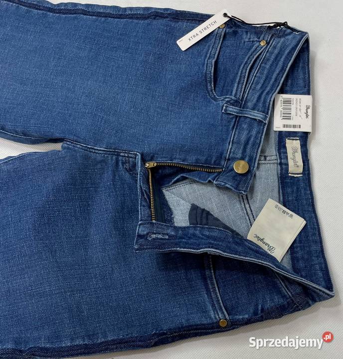 Spodnie damskie Wrangler Skinny Indigo Uniform Pisz sprzedam