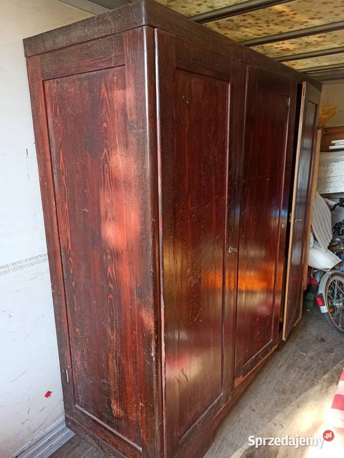 Stara szafa 3 drzwiowa drewno Lublin