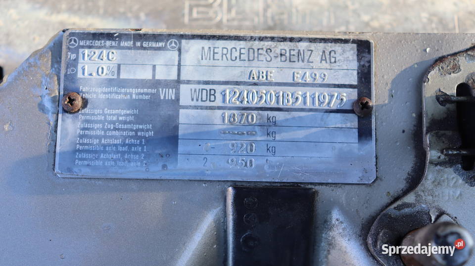 Mercedes 300ce c124 138km Namysłów