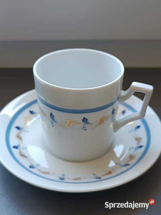 Filiżanka z talerzykiem do mokki furstenberg Porcelana i szkło