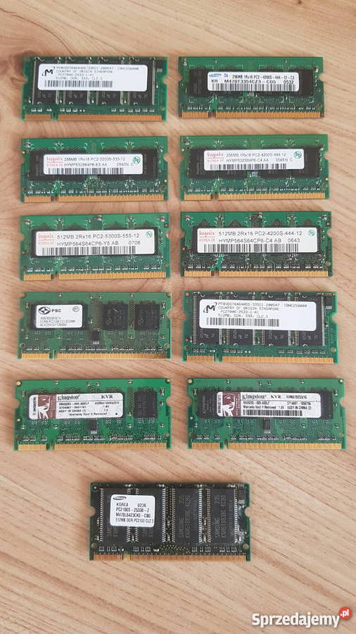 Zestaw pamięci do laptopa laptopów DDR2 DDR 2 mazowieckie Warszawa