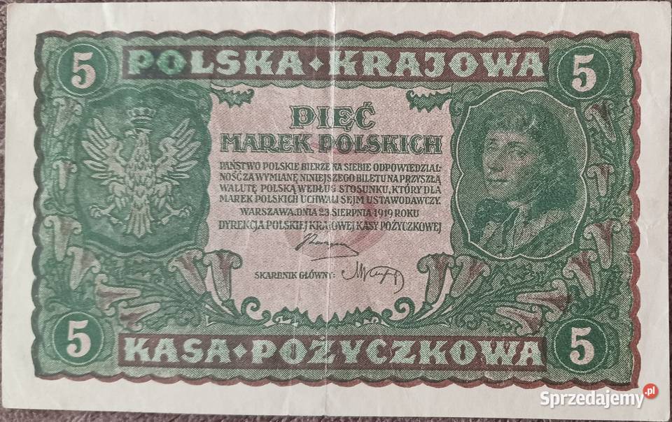 5 Marek Polskich 23VIII1919 r II seria CU Konin