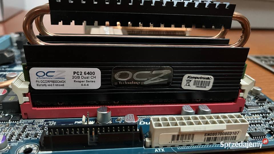 Intel Q6600 Gigabyte EX38DS5 OCZ 4GB Katowice