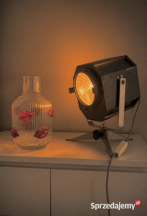 Loft Vintage lampa teatralna z ubiegłego Poznań