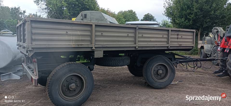 Przyczepa D633 6 TON z zapasów wojskowych 2 Aleksandrów Kujawski