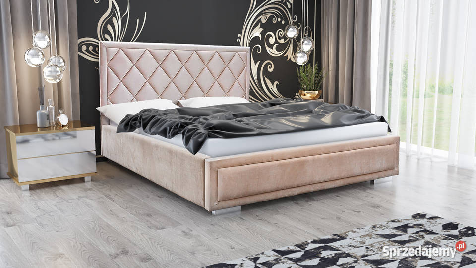 *Łóżko o wyjątkowej elegancji-MARGO 160x200 z materacem