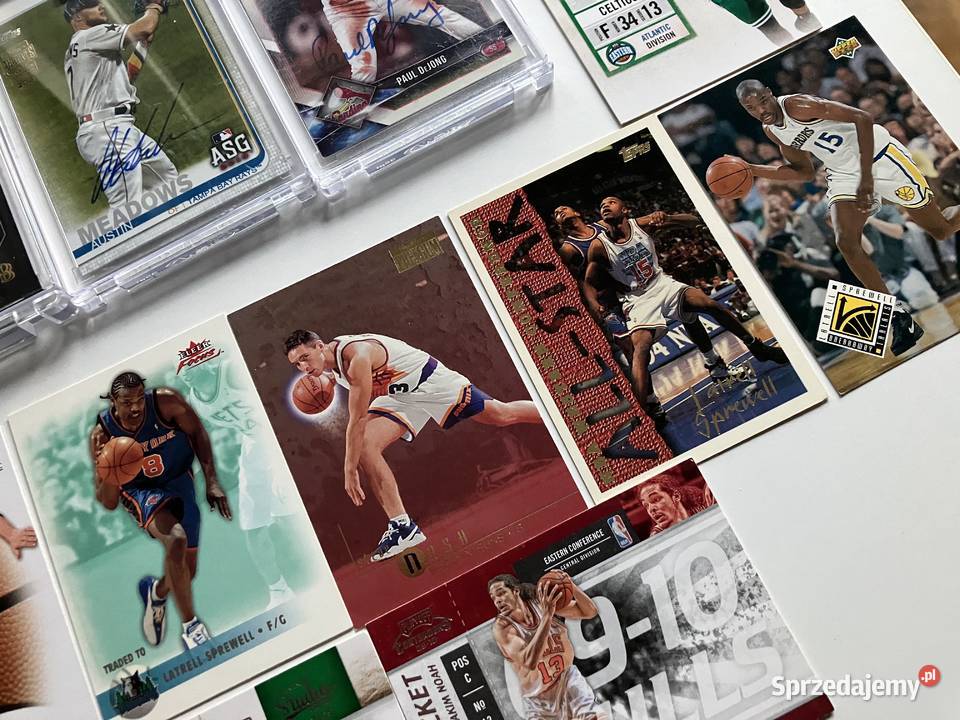 Wyprzedaż Garażowa karty nba sportowe graidowane