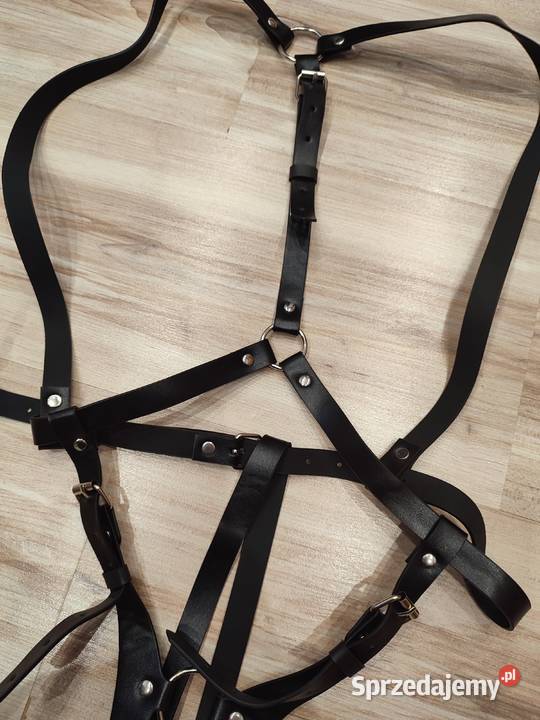 Harness paski uprząż na ciało czarny Pozostałe Tarnów