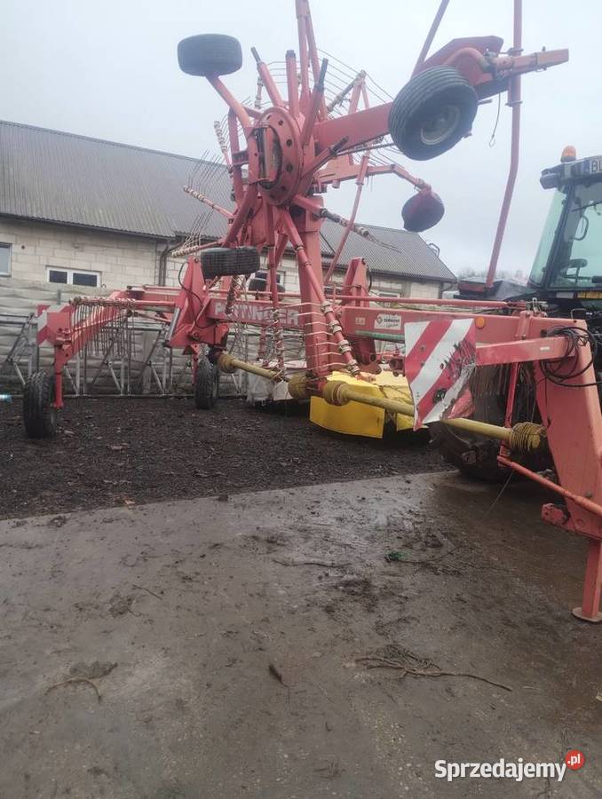Zgrabiarka dwugwiazdowa kuhn 8121 Pottinger 650 Kuhn Zgrabiarki i przetrząsacze