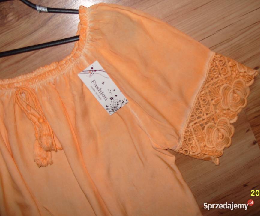 FASHION pomarańczowa hiszpanka hafty Nowa LXL Rawicz