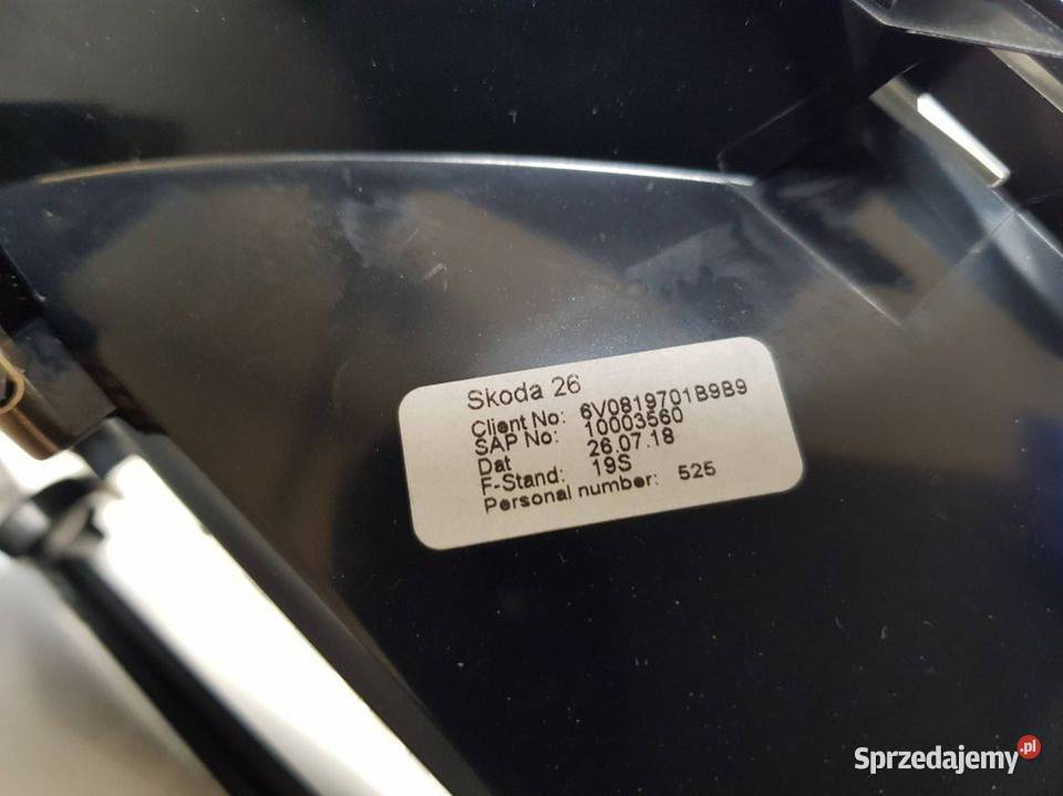 KRATKA NAWIEWU SKODA FABIA III 6V0819701