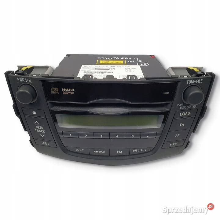 RADIO CD RADIOODTWARZACZ Radio Toyota Rav4 III Chełm