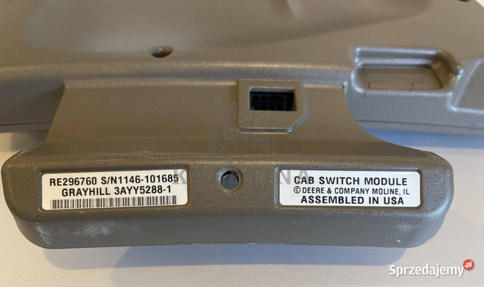 John Deere RE 296760John Deerepanel sterujący do Pozostałe Jastrzębniki