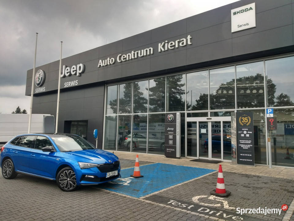 koda Scala Monte Carlo 15 TSI 150 led ambient przyciemniane szyby Tychy