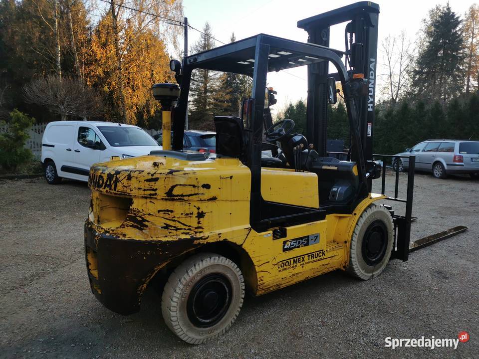 Wózek widłowy HYUNDAI 45DS7 5800mth możliwy śląskie Koziegłowy sprzedam