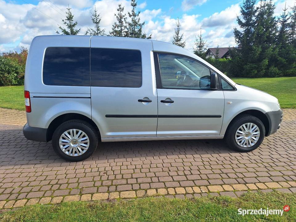 VW Caddy 2008 Klimatyzacja 5 Osobowy Benzyna MPI Grudziądz