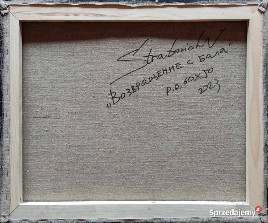 STRATOVICH W obraz na płótnie POWRÓT Z BALU Supraśl