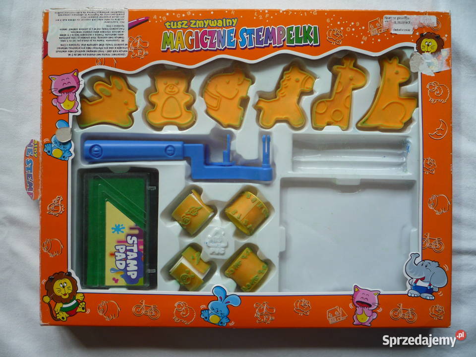 Pieczątki Stempelki Zwierzęta Zestaw Szczecin