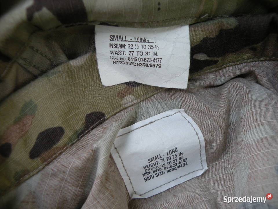 Mundur multicam ocp small long ripstop sprzedam