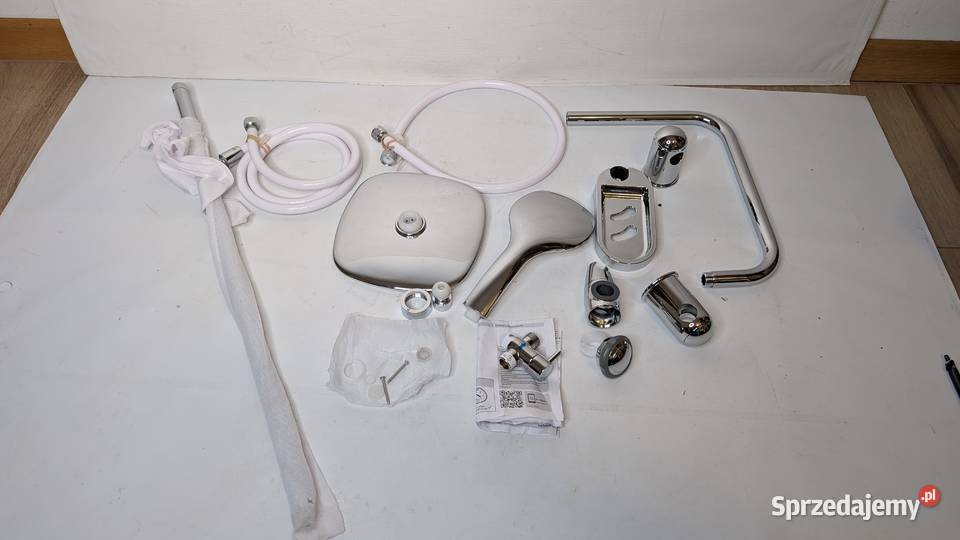 Zestaw prysznicowy natynkowy Eisl DXLD60087CS Drążki prysznicowe Jadowniki