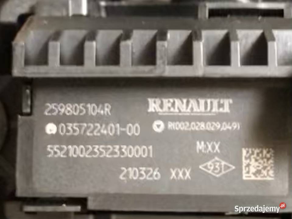 KANGOO III 2021r PRZEŁĄCZNIK MODUŁ STEROWNIK Sosnowiec