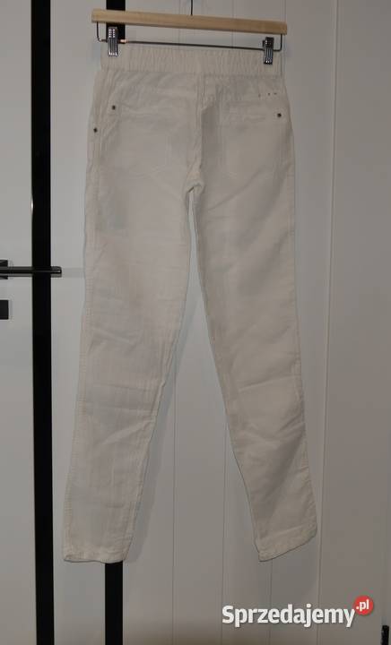 Bershka świetne spodnie lekkie len 34 XS Wrocław