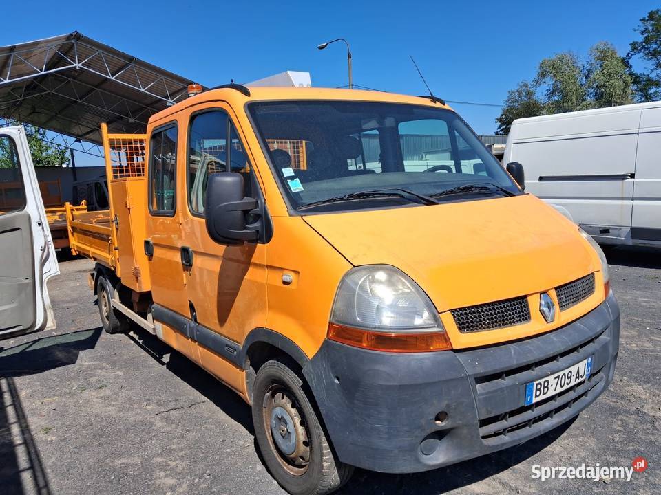 Renault Master wywrotka podwójna kabina doka