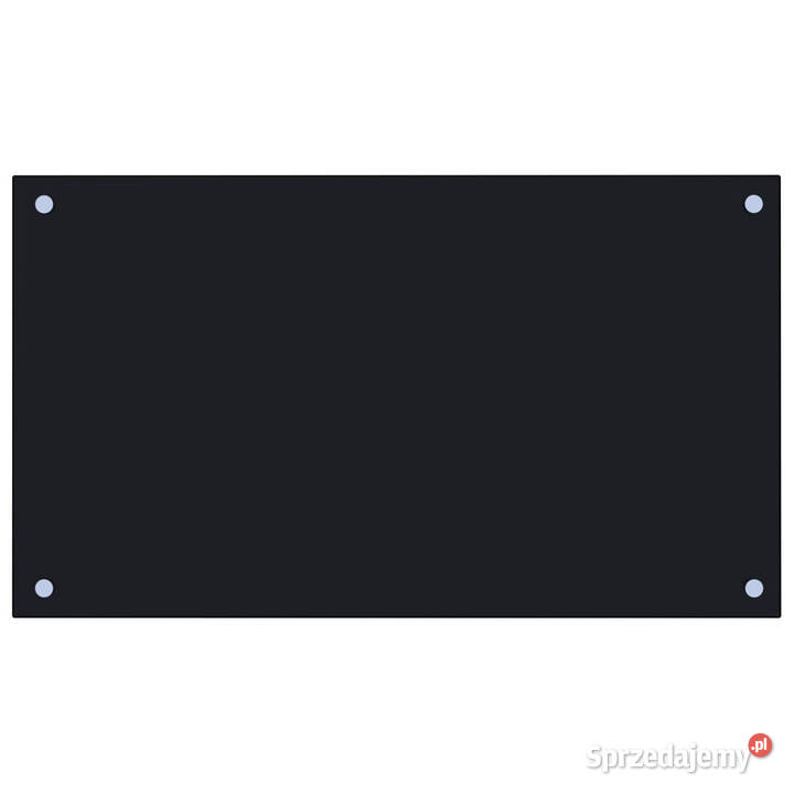 Panel ochronny do kuchni czarny 70x40 szkło Warszawa
