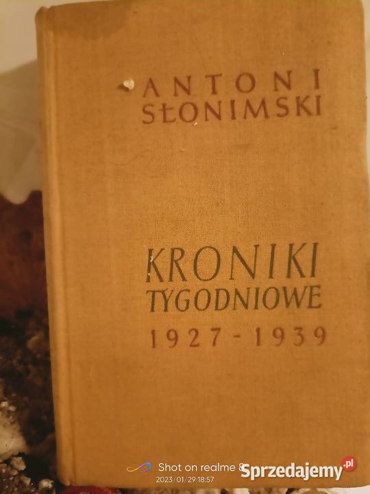 Kroniki tygodniowe książki Słonimski prezenty miękka Książki i Podręczniki mazowieckie Warszawa